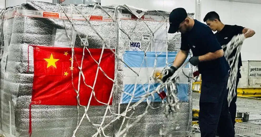 Están camino a China 1.300 kilos de cerezas de Río Negro