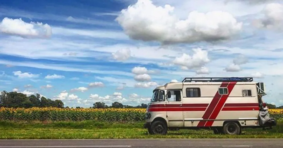 Recorrieron el sur a bordo de un motorhome modelo 54