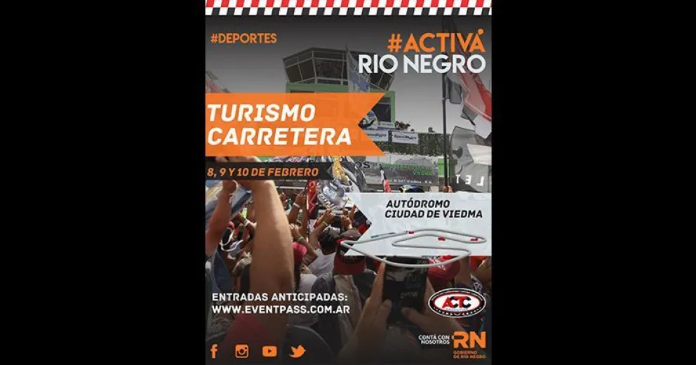 Viedma en los ojos del país: llega el Turismo Carretera   