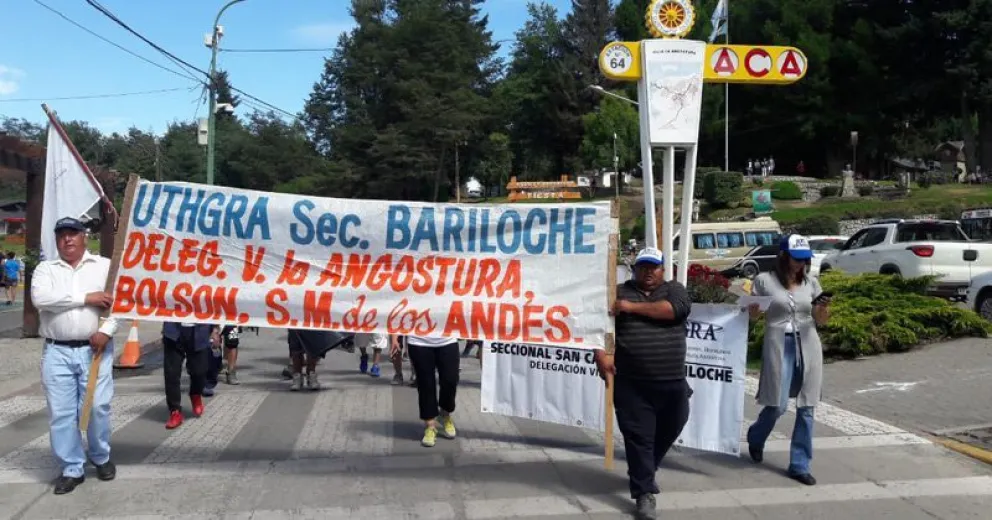 UTHGRA se manifestó en Villa la Angostura