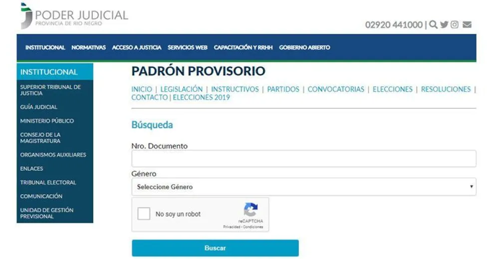 Últimas dos semanas para consultar el padrón provisorio