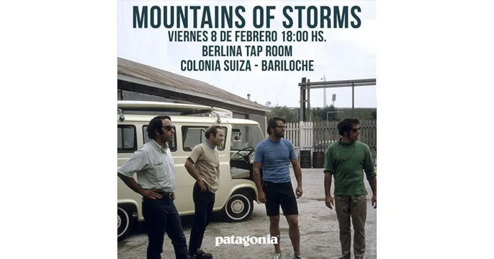 Proyección del icónico ¨Mountain of Storms¨ en la fábrica de Berlina