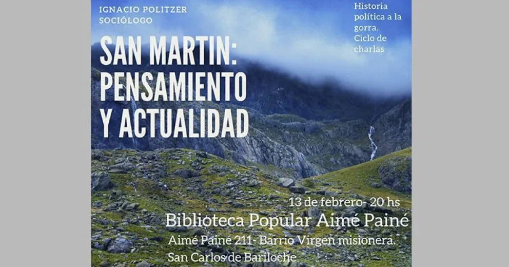 Historia política a la gorra en la biblioteca Aimé Painé