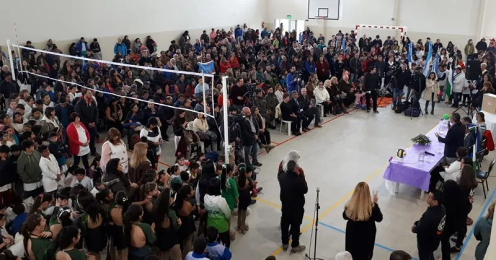 El gimnasio abrió sus puertas el 1 de noviembre de 2018 para toda la comunidad.
