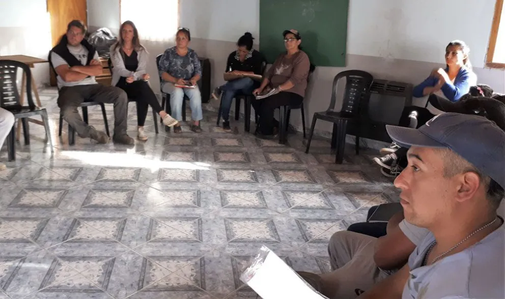 Importante reunión entre el IMTVHS  y vecinos de los barrios Pilar I y II