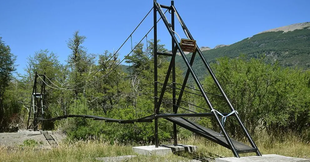 Nuevos puentes colgantes en el Parque Nacional