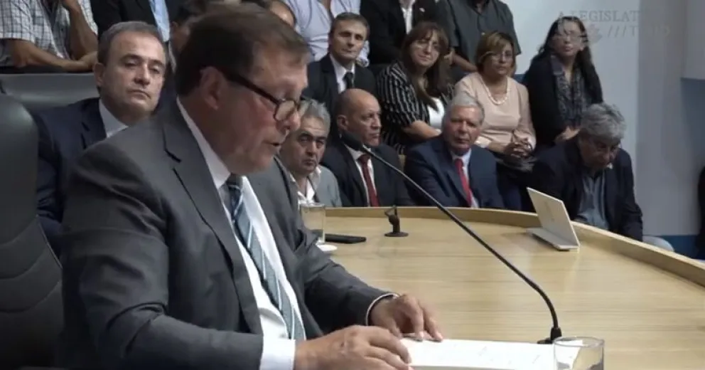 El discurso del gobernador durante la apertura del XLVIII Período de Sesiones Ordinarias de la Legislatura