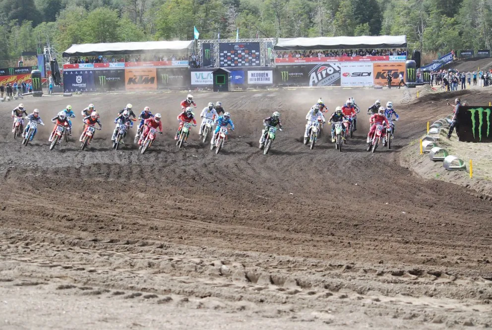 Jornada de clasificación en la fecha del Mundial de Motocross