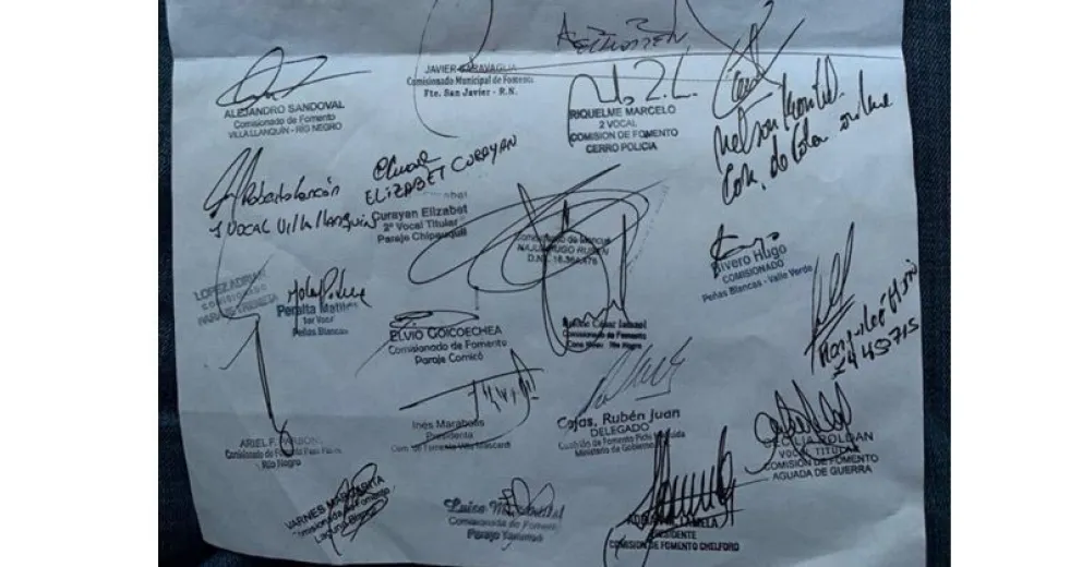 Desde comisiones de fomento expresaron apoyo a la candidatura de Weretilneck