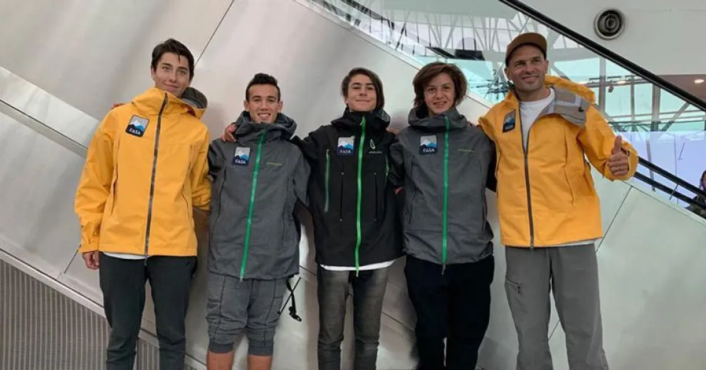 Partieron hacia Suiza representantes argentinos que competirán en el Mundial de Ski