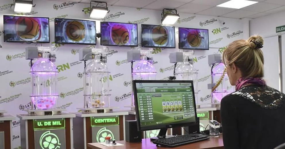 Histórico primer sorteo de la Quiniela Rionegrina