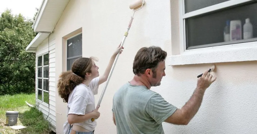 El momento ideal para la pintura en exteriores