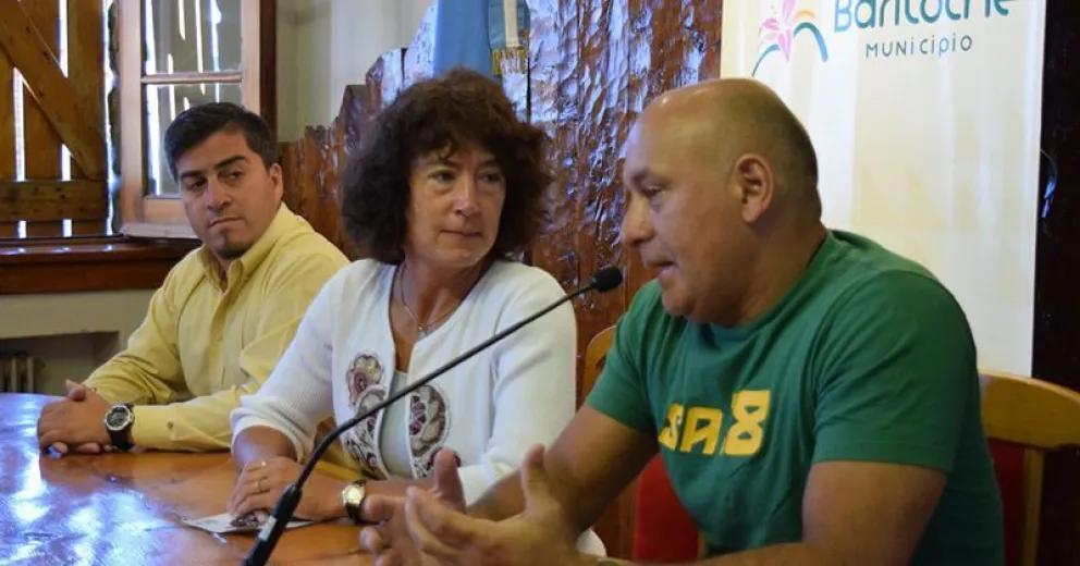 Sebastián Armenault, deportista que mostró toda su solidaridad en Bariloche