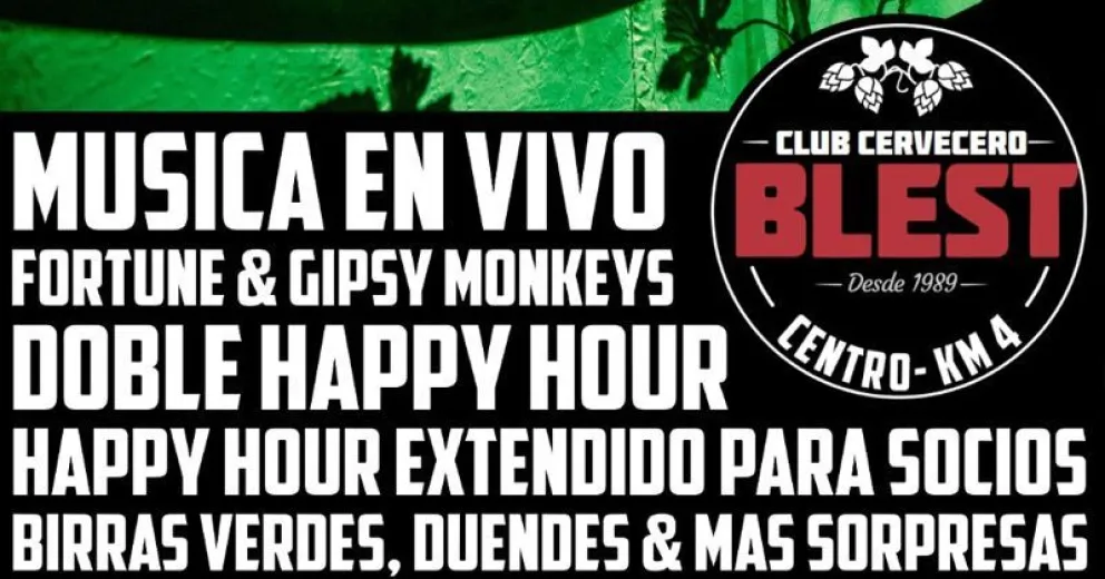 San Patricio a pleno en  el Club Cervecero Blest