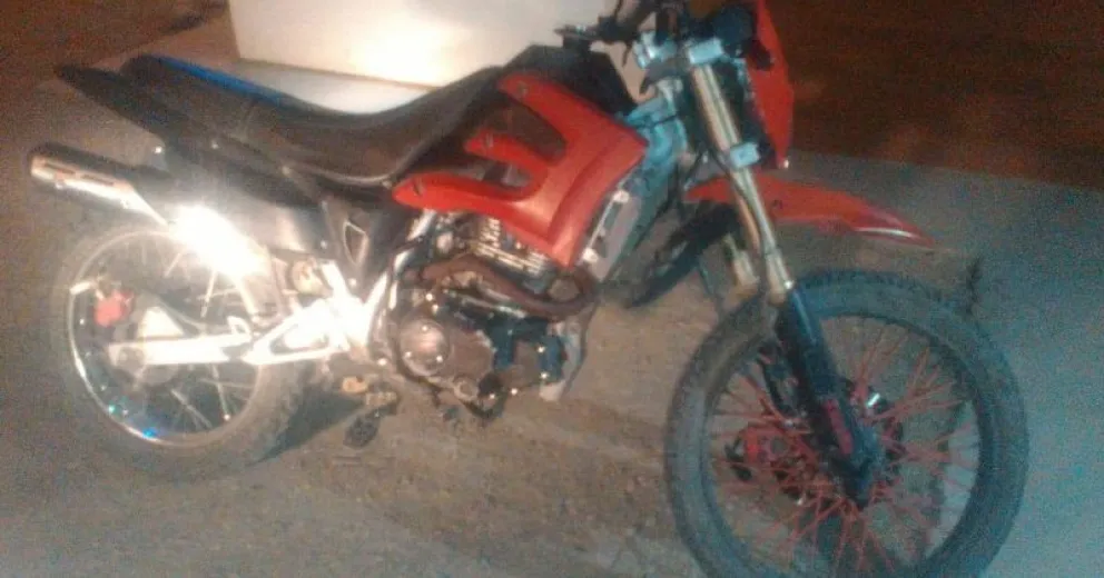 Secuestraron una moto con numeraciones y documentación adulteradas