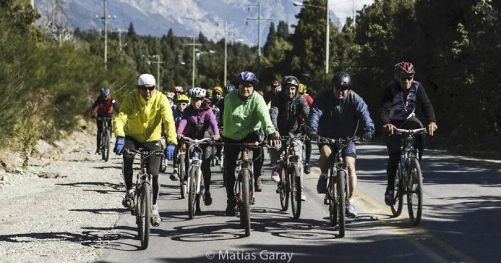 En Bariloche, el domingo se pedalea
