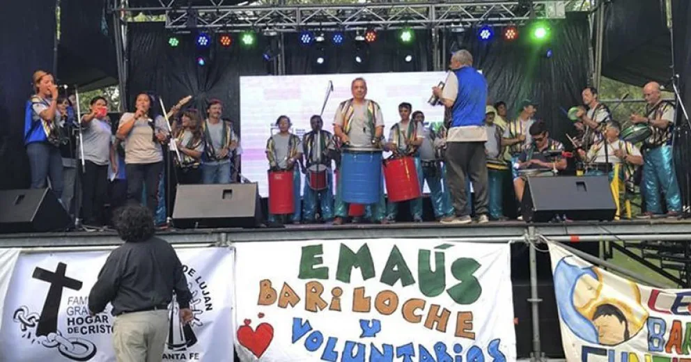 Integrantes de Emaús y del Hogar de Cristo representaron a Bariloche en Encuentro Cultural en Luján