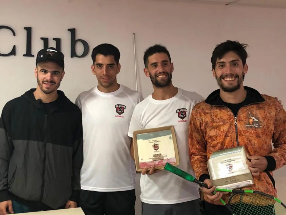 Diego Albistro se quedó con la primera fecha del Circuito Patagónico de Squash