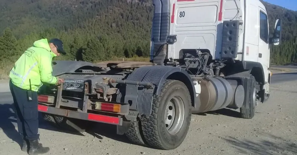 Capturan un camión con pedido de secuestro en Ruta 40