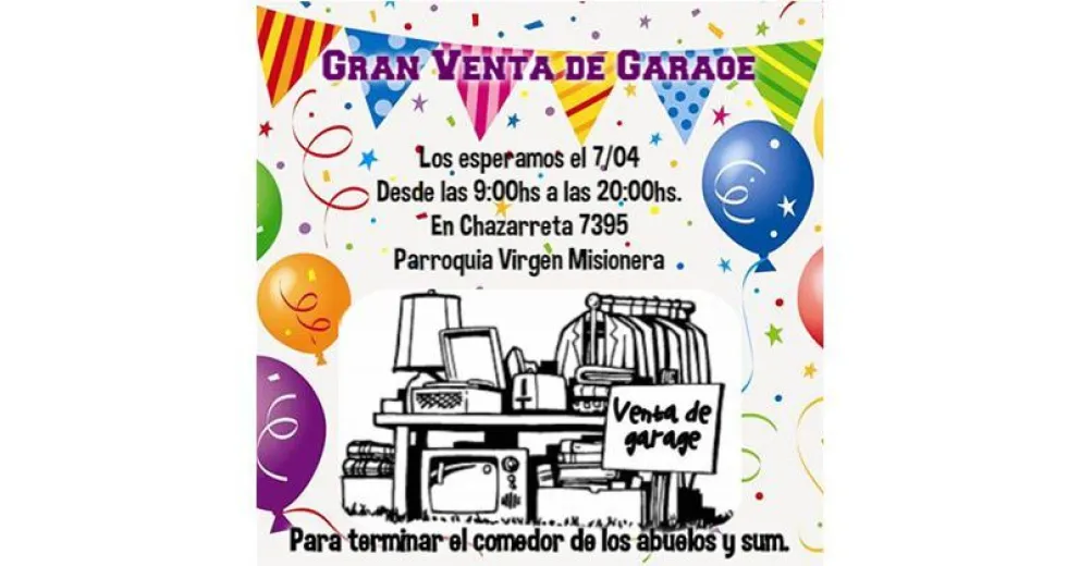Confirman que se hará la gran feria americana en Virgen Misionera