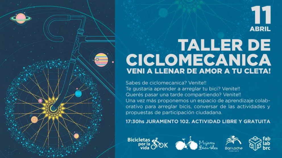 Municipio invita a un nuevo taller de Ciclomecánica en el Fab Lab