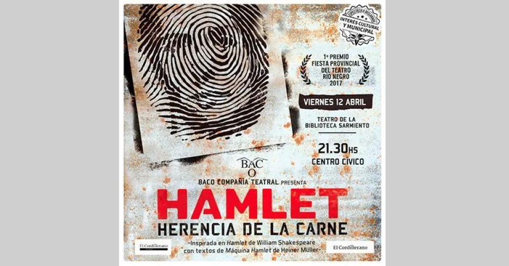 Baco Compañía Teatral presenta “Hamlet. Herencia de la carne”