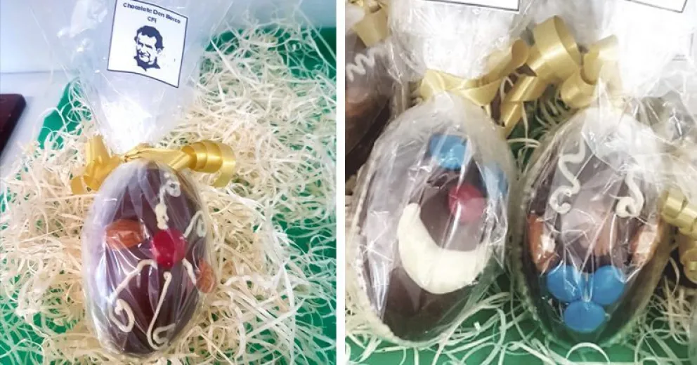 Ya se comercializan huevos de pascua en el Mercado Comunitario