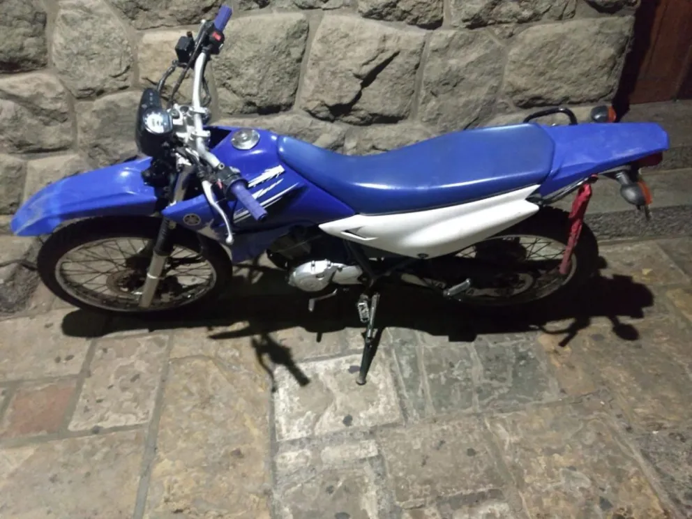 Recuperaron una moto robada