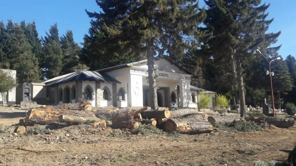 Continúan las obras de mejoras y ampliación en el Cementerio Municipal