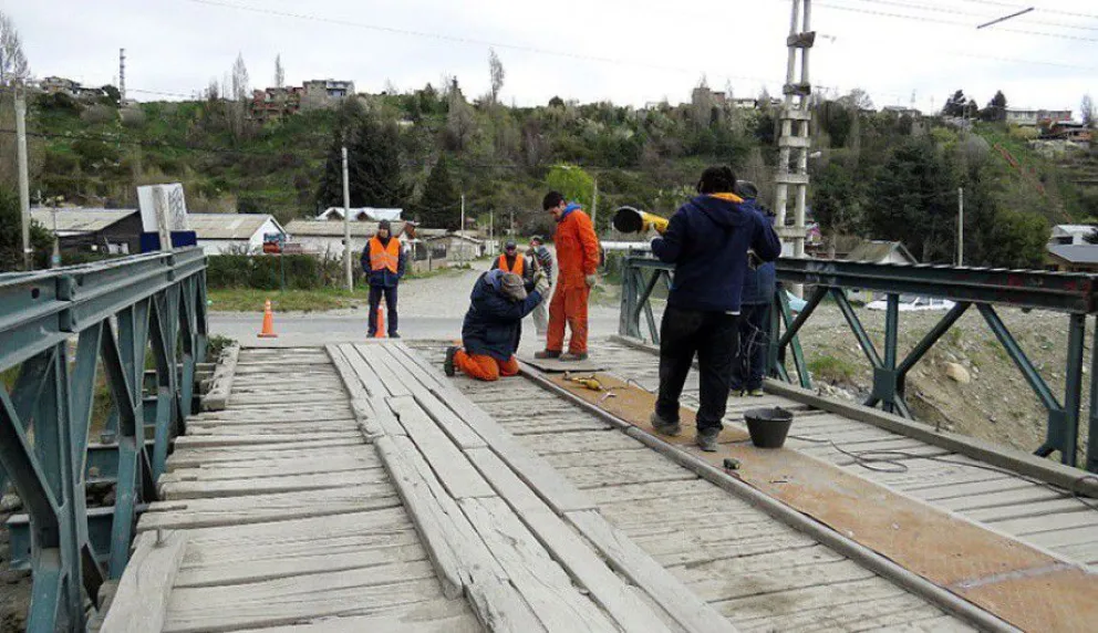 Se abrió al tránsito el puente Quimey Quipan