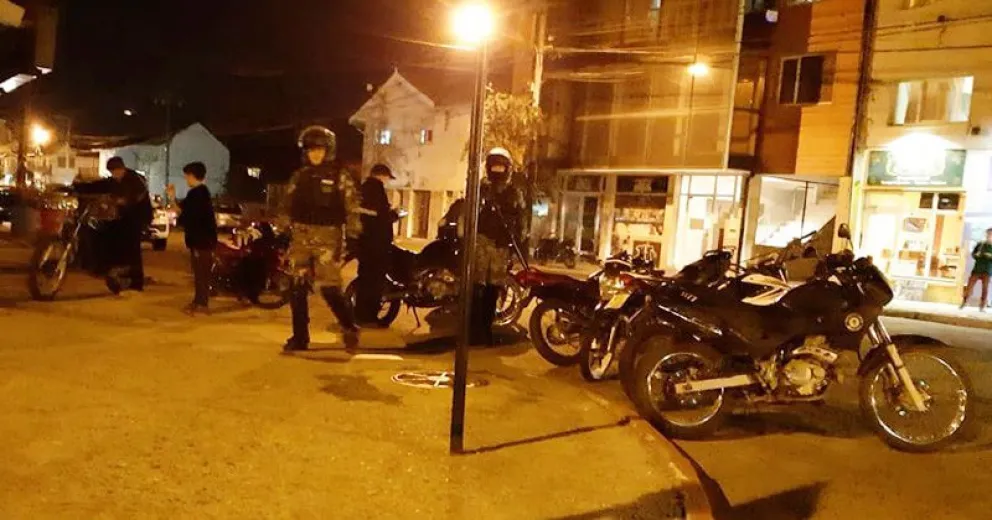 Secuestran gran cantidad de motos en control policial