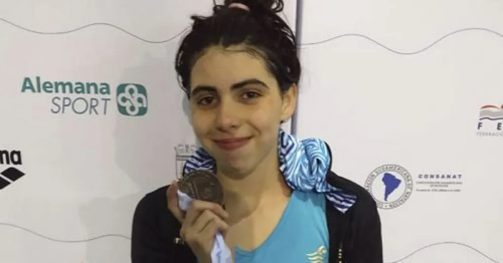 Un Sudamericano de lujo para Anna Huusmann: ganó tres medallas de oro y tres de plata