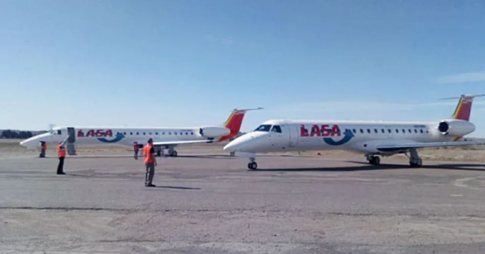 LASA retomaría sus vuelos que contemplan una combinación con Bariloche