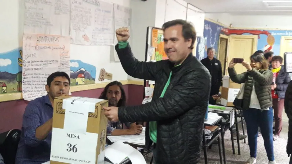 Votó Bruno Pogliano y señaló: "la expectativa es muy buena"
