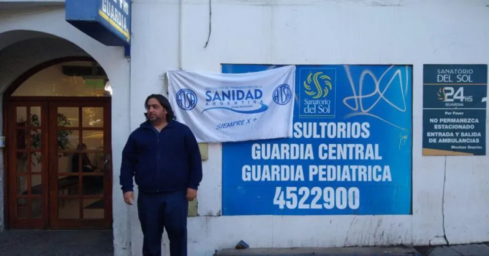 Trabajadores del Sanatorio del Sol profundizan las medidas