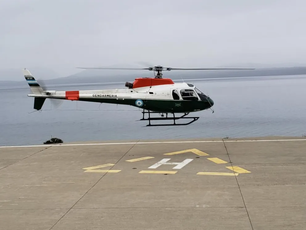 Gendarmería cuenta con el respaldo de un helicóptero