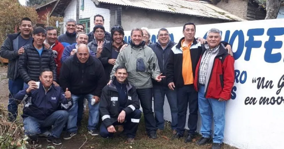 Taxistas compartieron un desayuno en la sede del sindicato