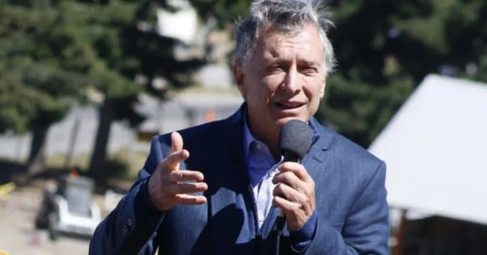 Macri estuvo en Bariloche en el mes de enero. 