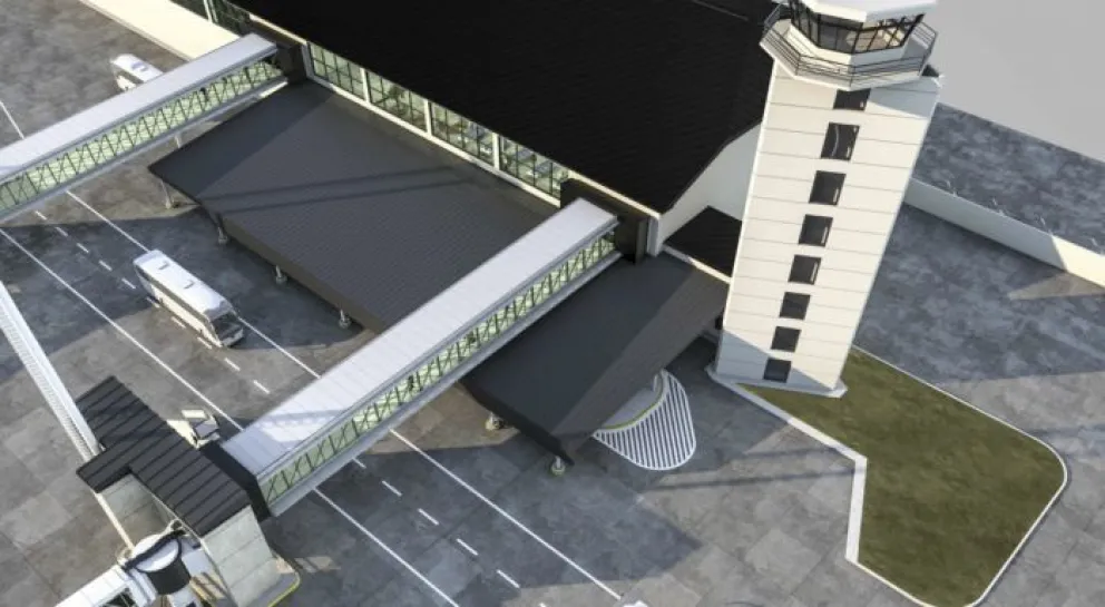 Avanzan las obras de remodelación de aeropuerto "Teniente Candelaria"
