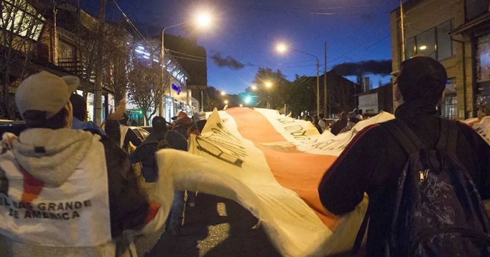 Los hinchas de River festejaron en Bariloche el cumpleaños número 118 del “Millonario”