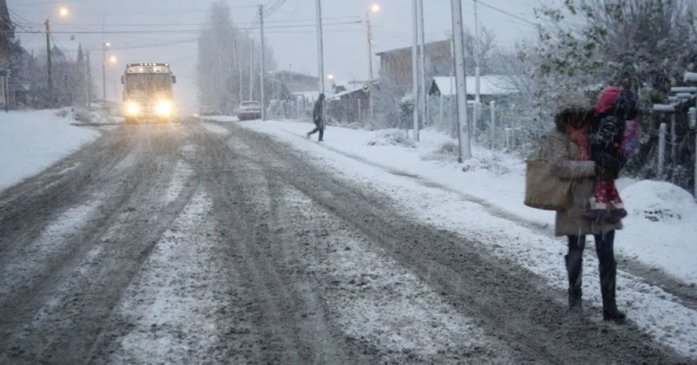Mayo se despide con una nevada en Bariloche