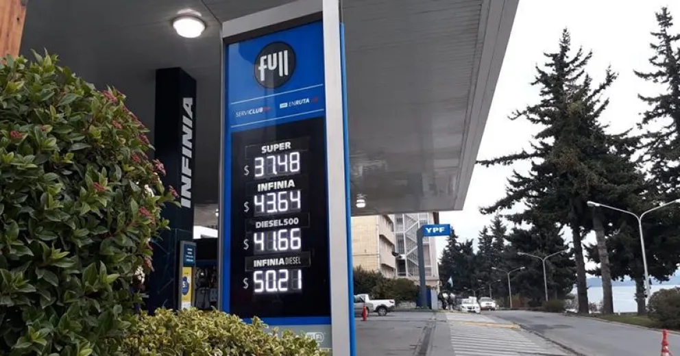 Así están los precios de los combustibles en Bariloche