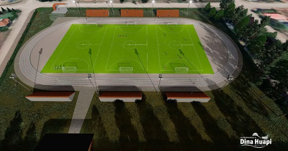 Presentaron proyecto para la construcción de un Centro Deportivo en Dina Huapi