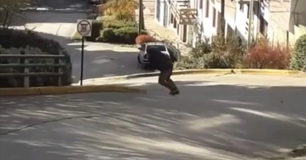 El skater del video viral salió ileso