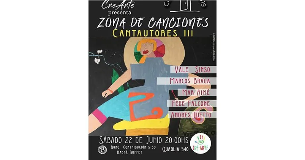 Cantautores III, un nuevo capítulo del Ciclo Puertas de Cre-Arte