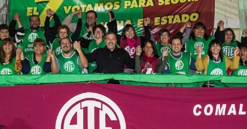 Elecciones en ATE: acto de presentación de candidatos de las listas Verde y Bordó para todo Río Negro