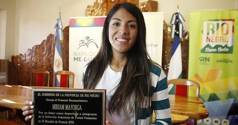 Otorgaron reconocimiento a la deportista barilochense Miriam Mayorga