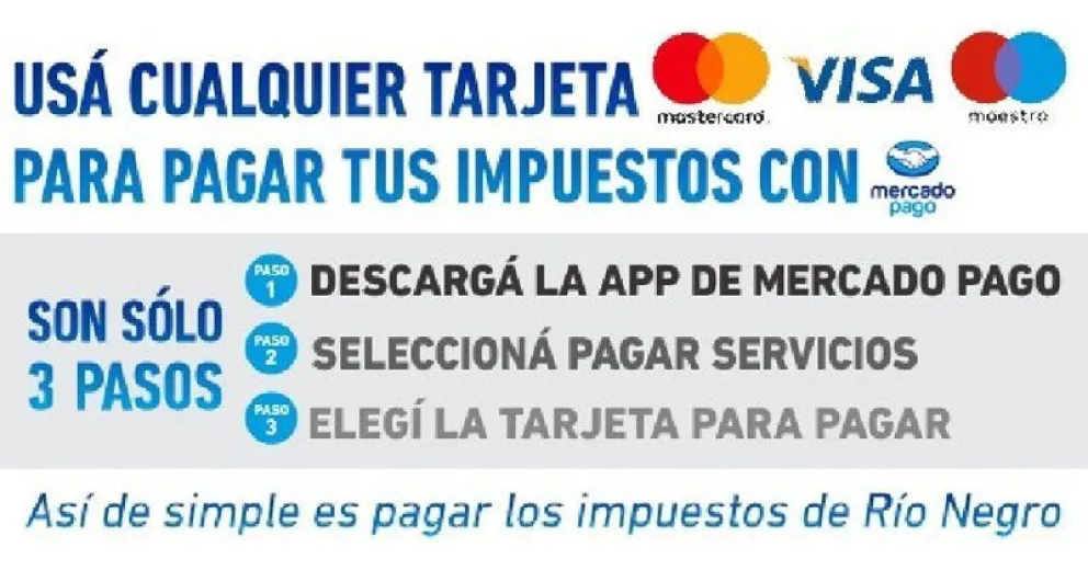Se pueden pagar impuestos y tasas provinciales desde la App Mercado Pago
