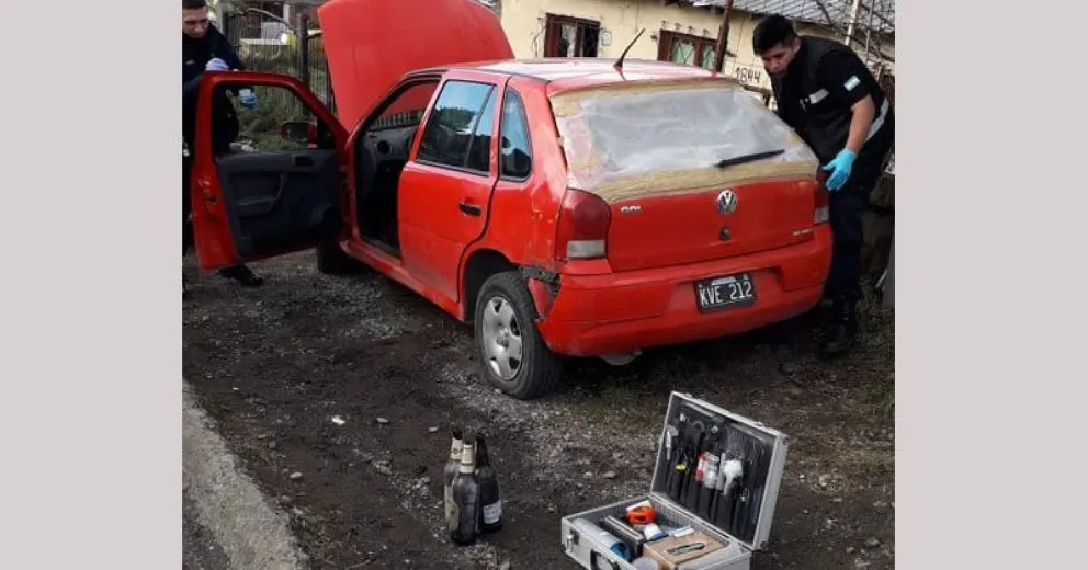 Secuestraron el vehículo en el que se movilizaban presuntos autores de un robo
