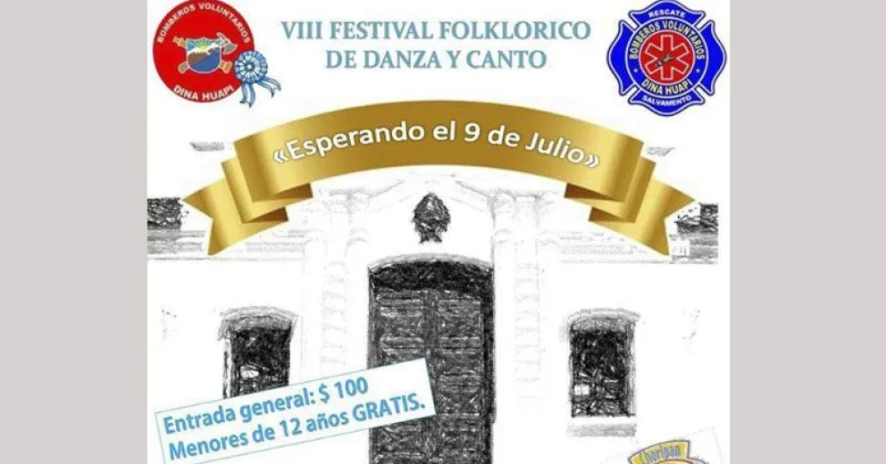 Dina Huapi recibirá el Día de la Independencia con un gran festival folclórico